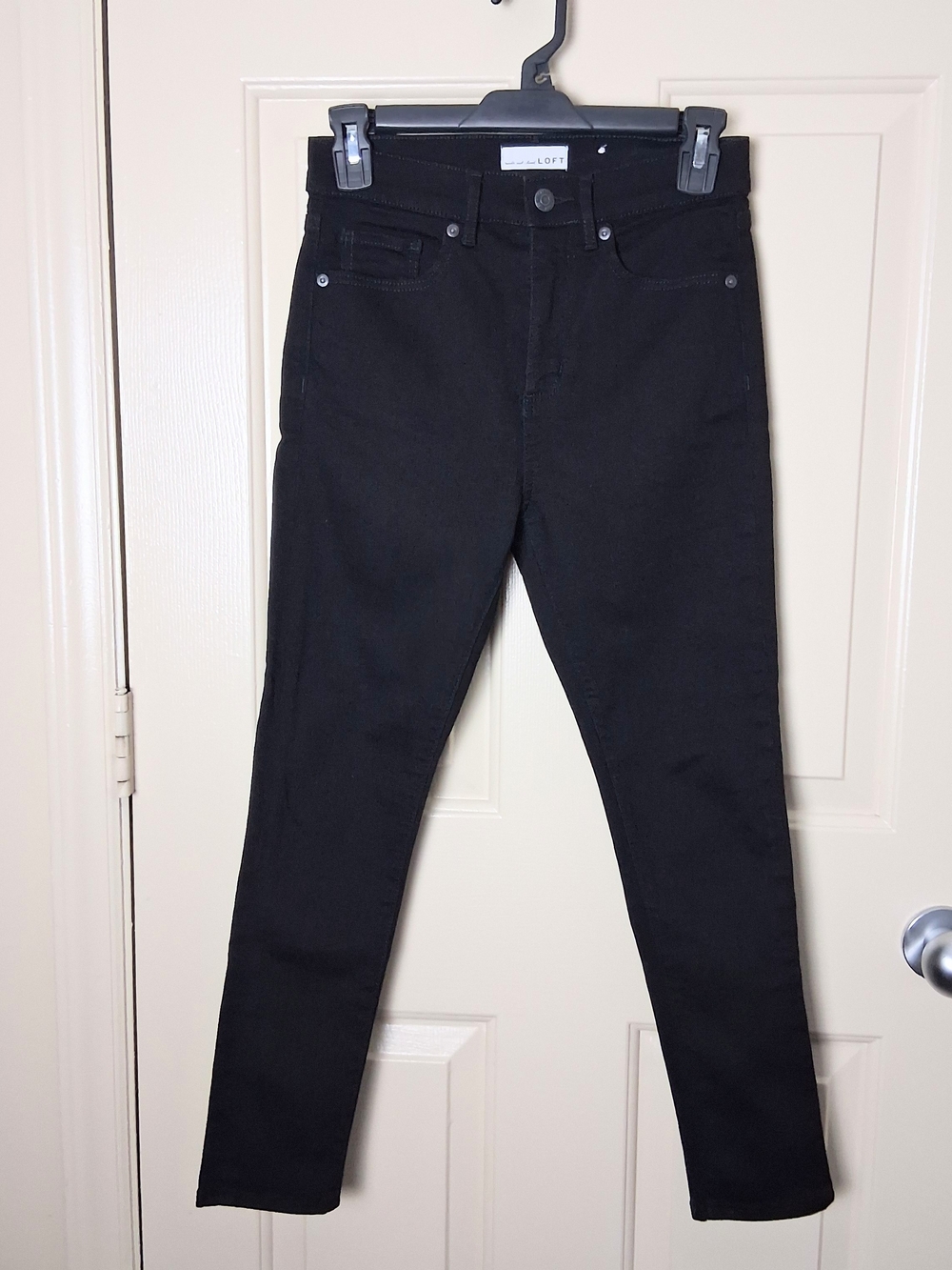 Loft Women Black High-Rise Skinny Jeans Size 25/0 NWOT